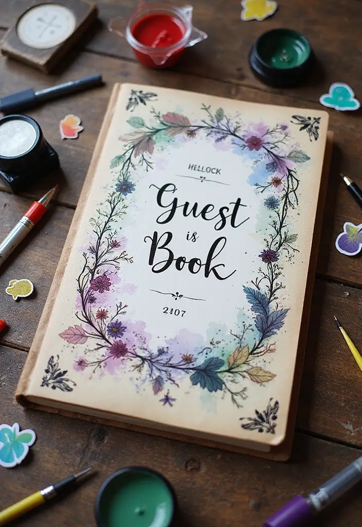 26 Harry Potter Theme Decoration Ideas Full Of Magic - 18. Wizarding World Guest Book
