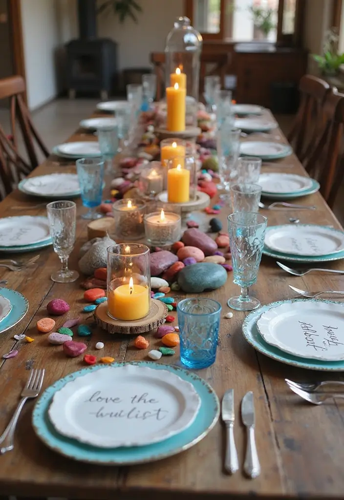 26 Harry Potter Theme Decoration Ideas Full Of Magic - 19. Themed Blessing Stones