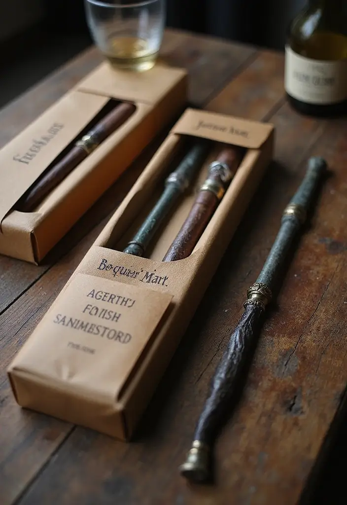 26 Harry Potter Theme Decoration Ideas Full Of Magic - 7. Wizard Wands as Favors