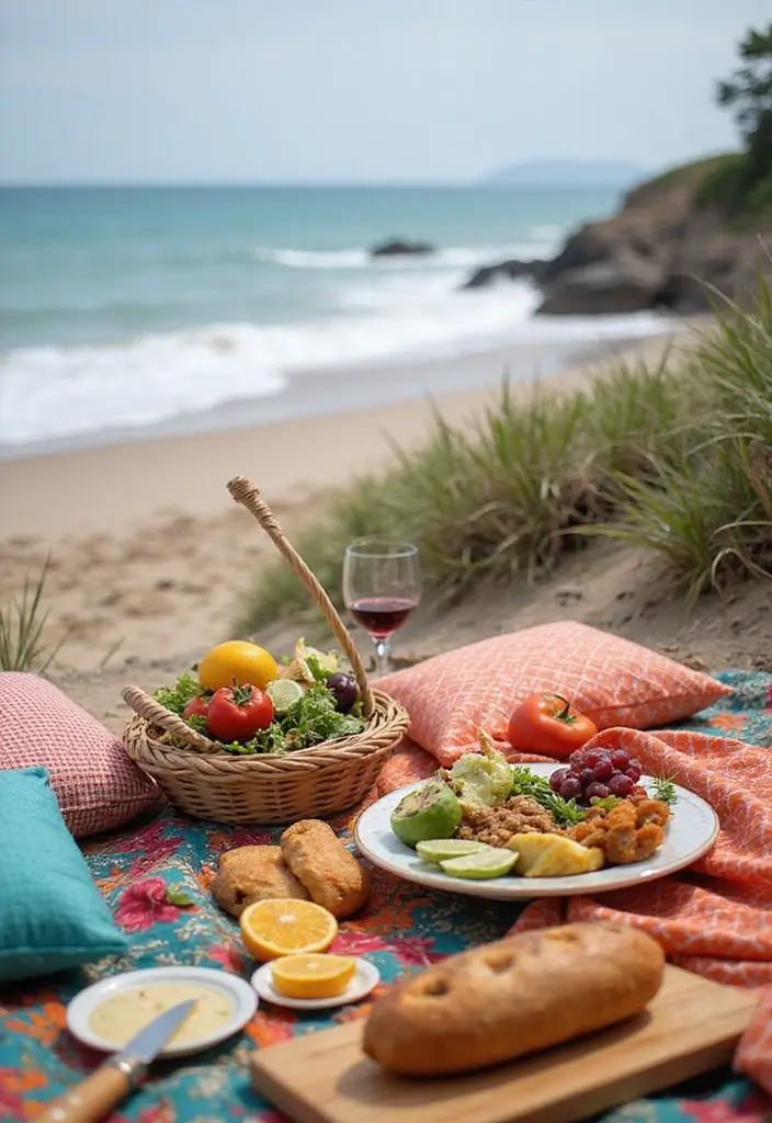27 Beach Wedding Ideas That Feel Breezy and Beautiful - 14. Beach Blanket Picnics