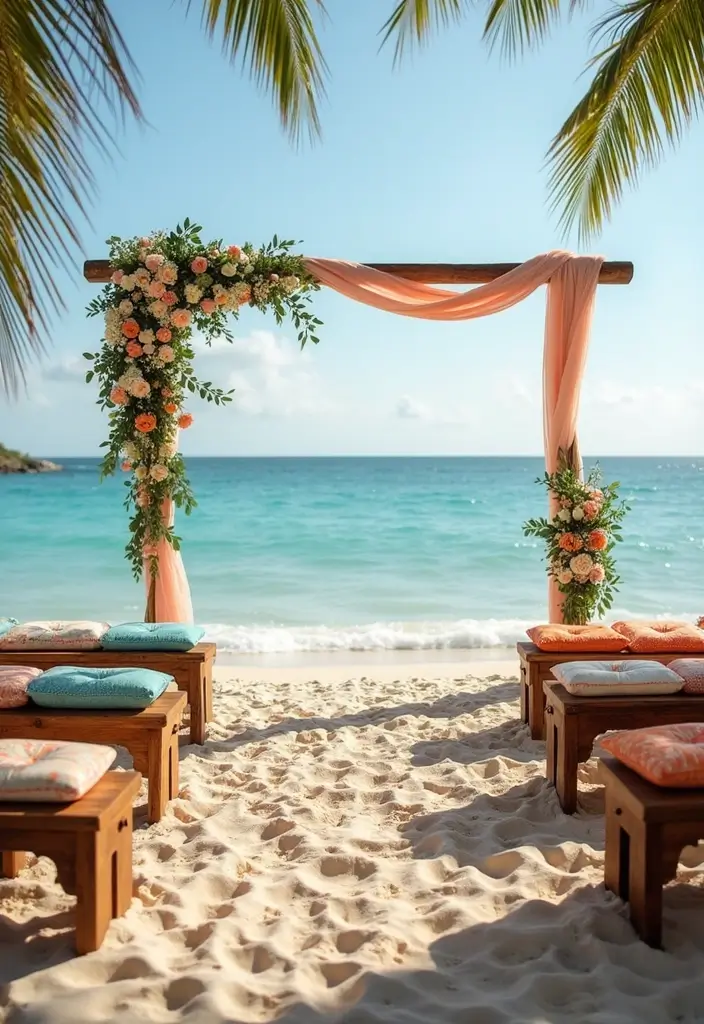 27 Beach Wedding Ideas That Feel Breezy and Beautiful - 19. Eco-Conscious Seating