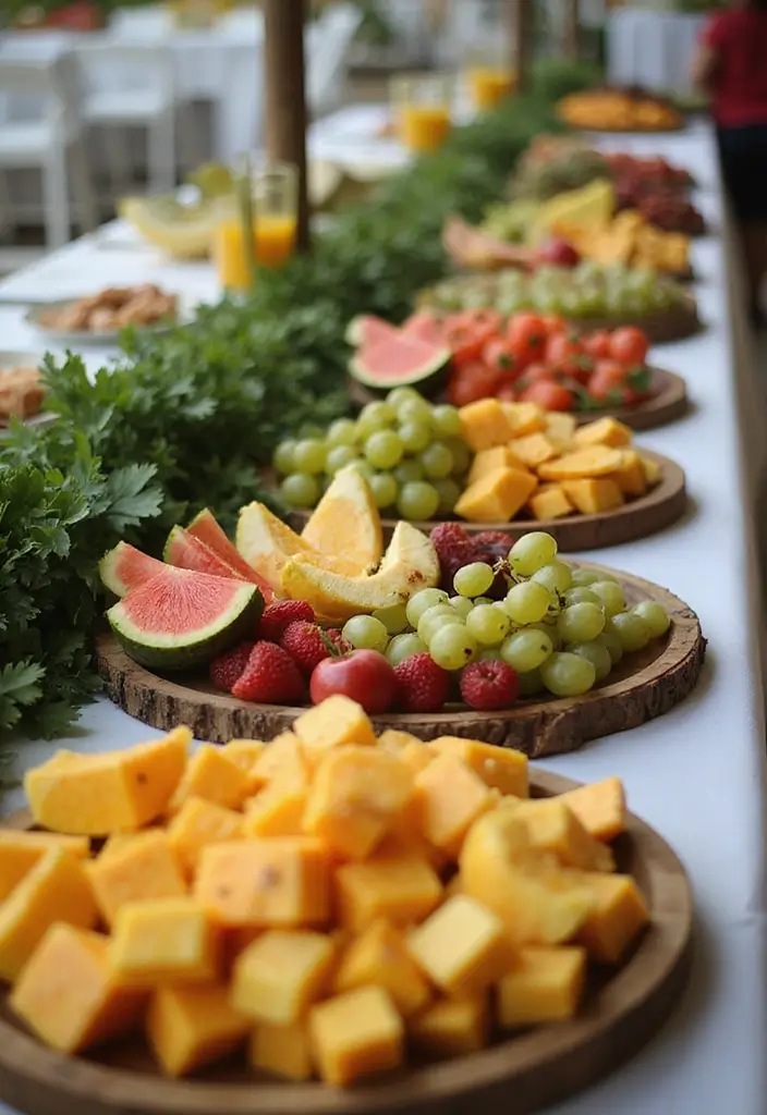 27 Beach Wedding Ideas That Feel Breezy and Beautiful - 20. Tropical Fruit Display