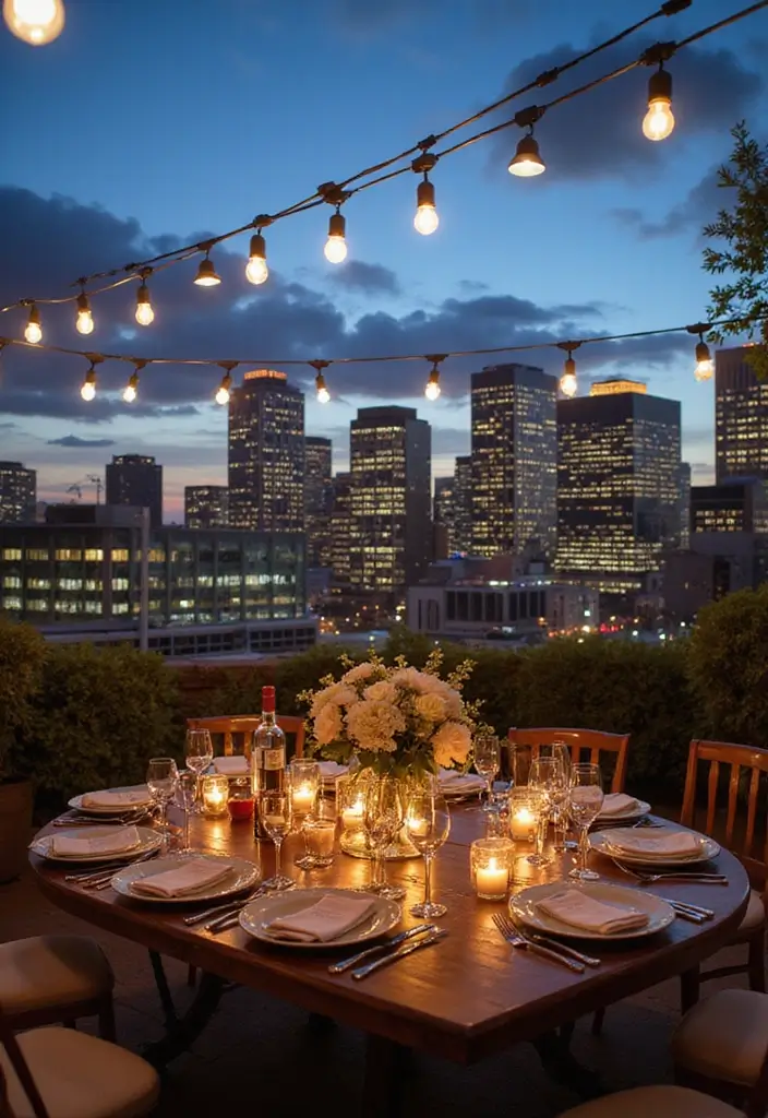 27 Budget Wedding Venue Ideas That Feel Dreamy and Affordable - 11. Rooftops