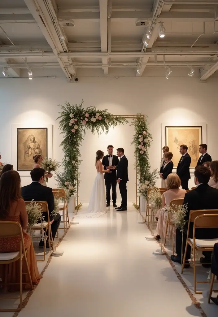 27 Budget Wedding Venue Ideas That Feel Dreamy and Affordable - 12. Art Galleries