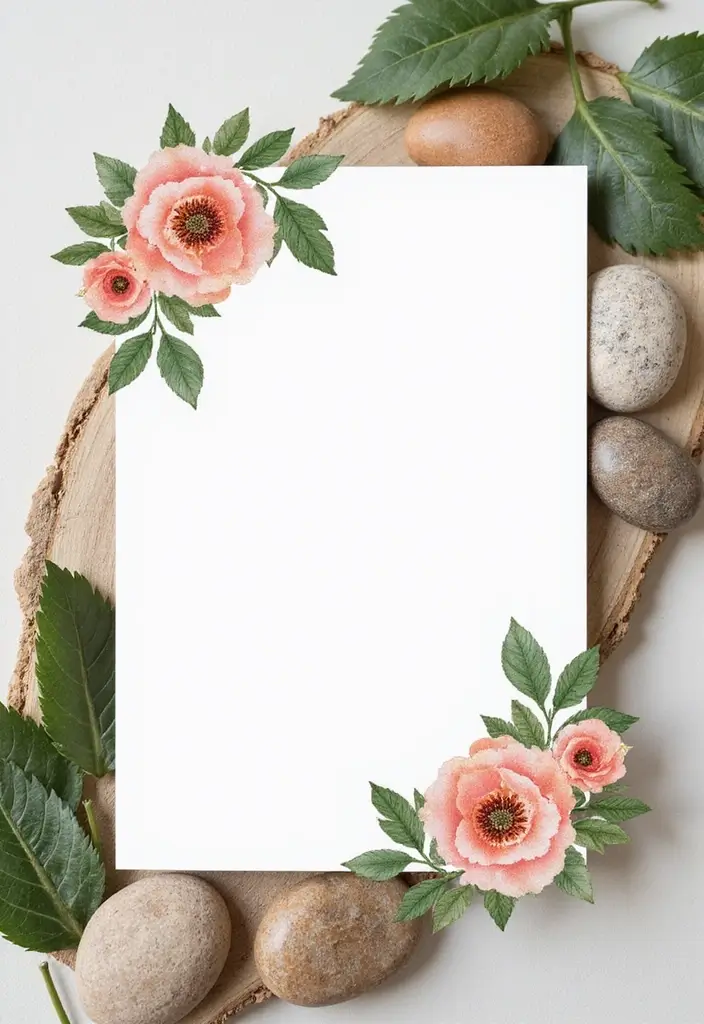 27 Engagement Invite Ideas That Stand Out - 11. Nature-Inspired Designs