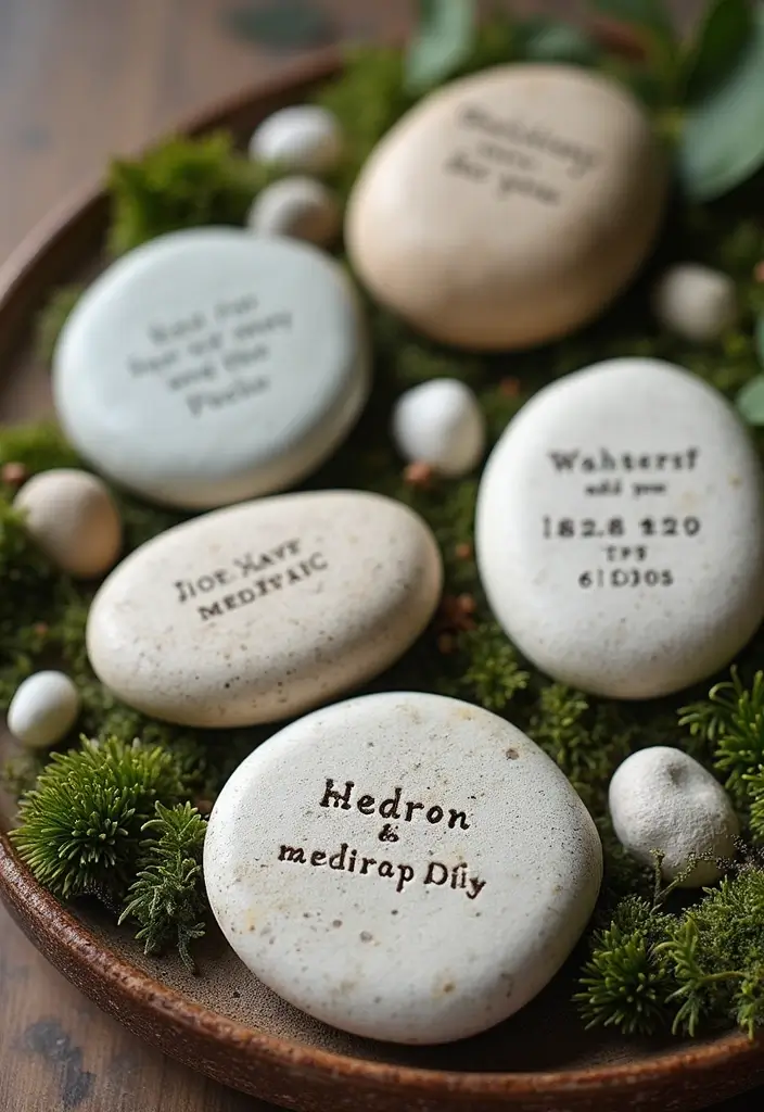 27 Engagement Invite Ideas That Stand Out - 17. Engraved Stone Invitations