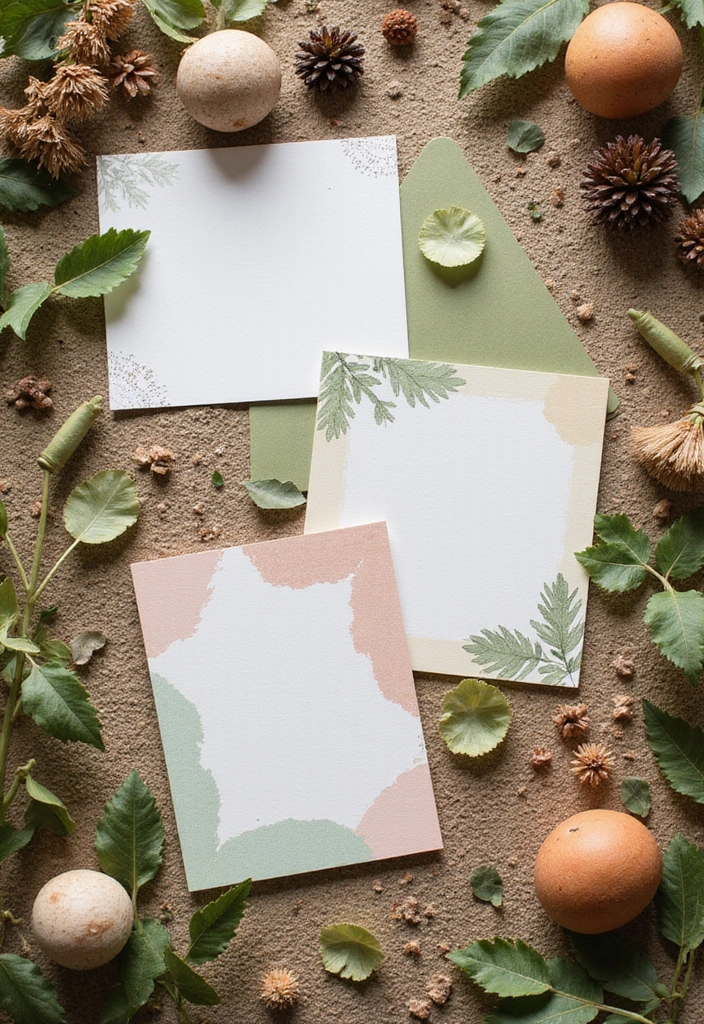 27 Engagement Invite Ideas That Stand Out - 18. Nature-Themed Collage Invitations