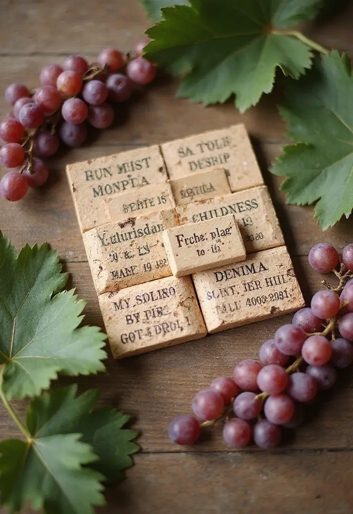 27 Engagement Invite Ideas That Stand Out - 23. Upcycled Wine Cork Invites
