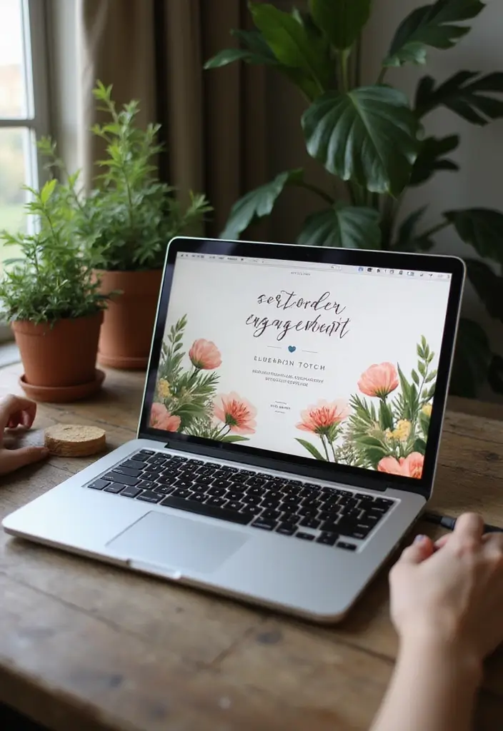 27 Engagement Invite Ideas That Stand Out - 3. Digital Invitations