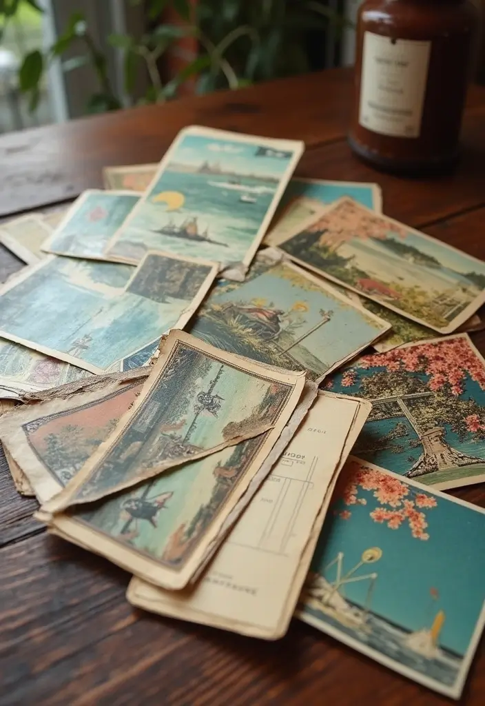 27 Engagement Invite Ideas That Stand Out - 8. Vintage Postcards