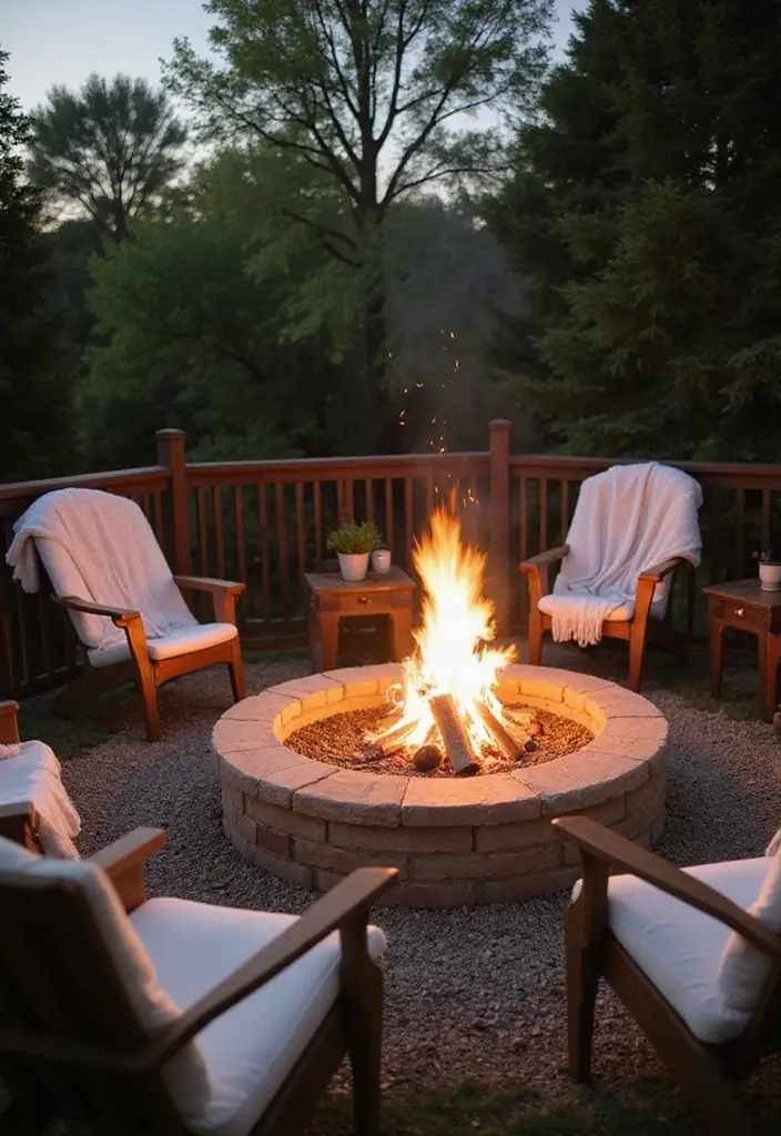 27 Home Reception Ideas That Feel Cozy - 10. Cozy Fire Pit