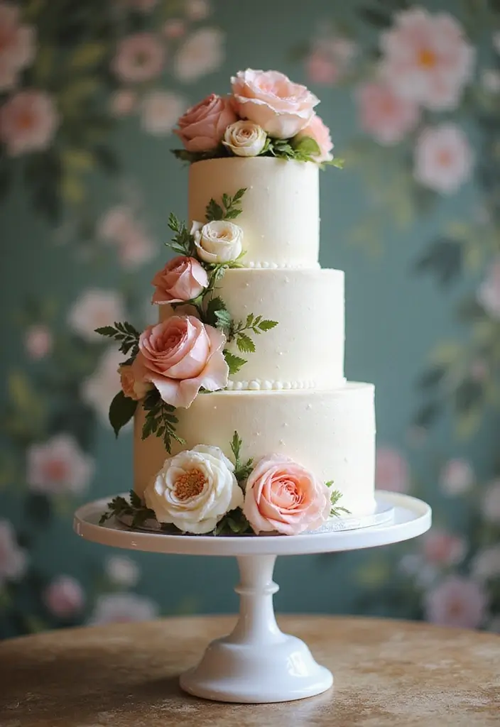 27 Home Reception Ideas That Feel Cozy - 16. Whimsical Cake Stand