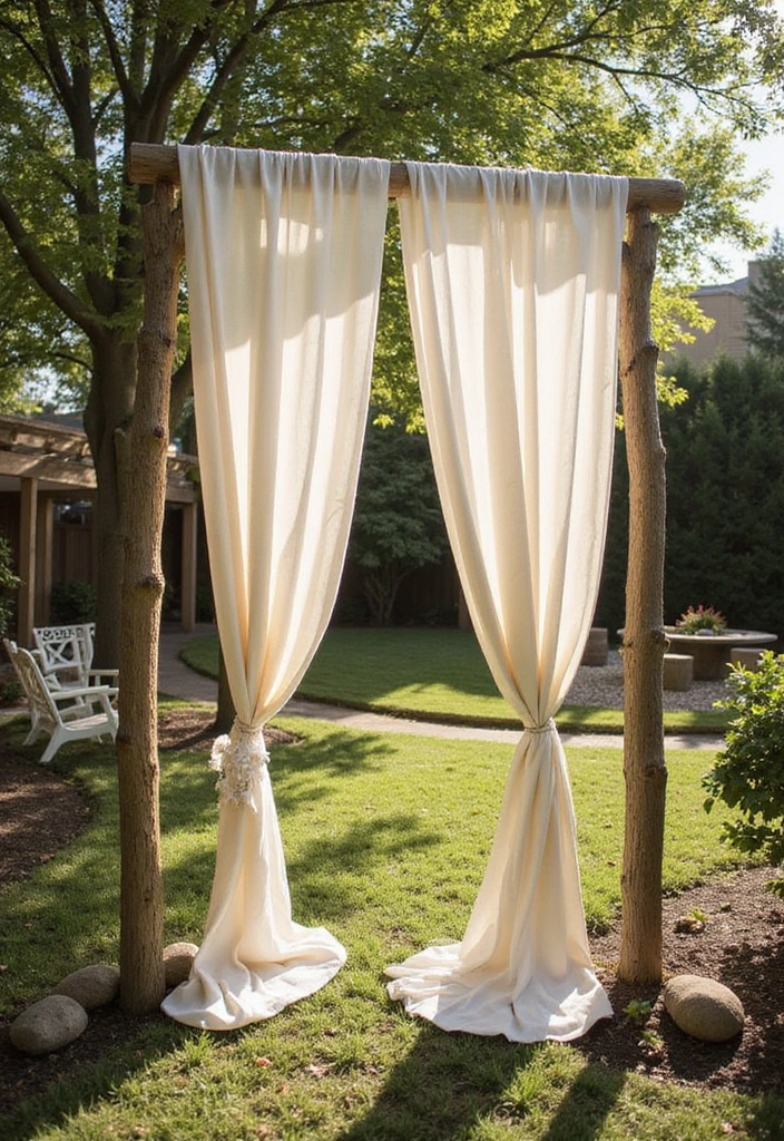 27 Home Reception Ideas That Feel Cozy - 17. Soft Fabrics and Drapery