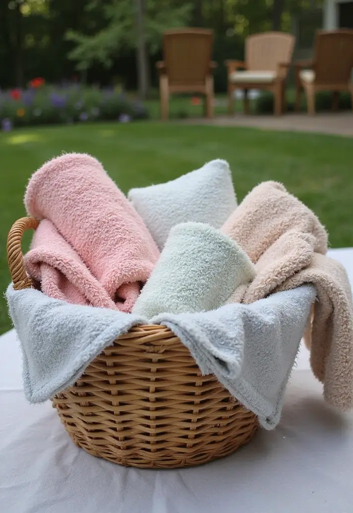 27 Home Reception Ideas That Feel Cozy - 19. Cozy Blankets for Guests