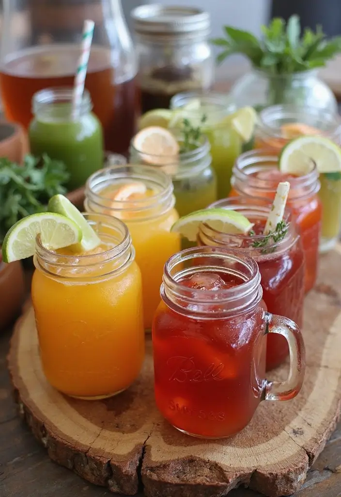 27 Home Reception Ideas That Feel Cozy - 5. Personalized Drink Stations