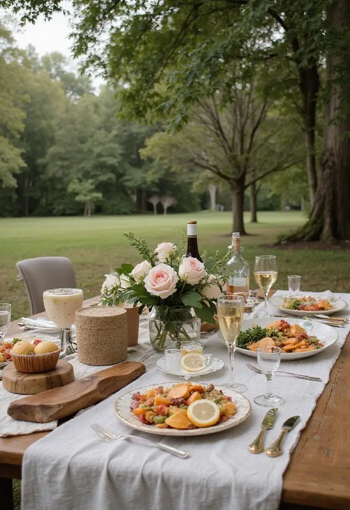 27 Miss To Mrs Bridal Shower Ideas That Feel Special - 10. Earth-Friendly Glam Party