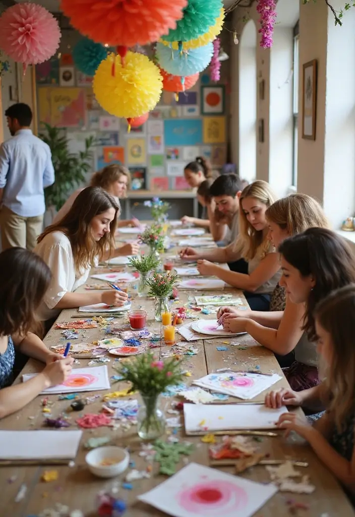 27 Miss To Mrs Bridal Shower Ideas That Feel Special - 12. Recycled Art Party