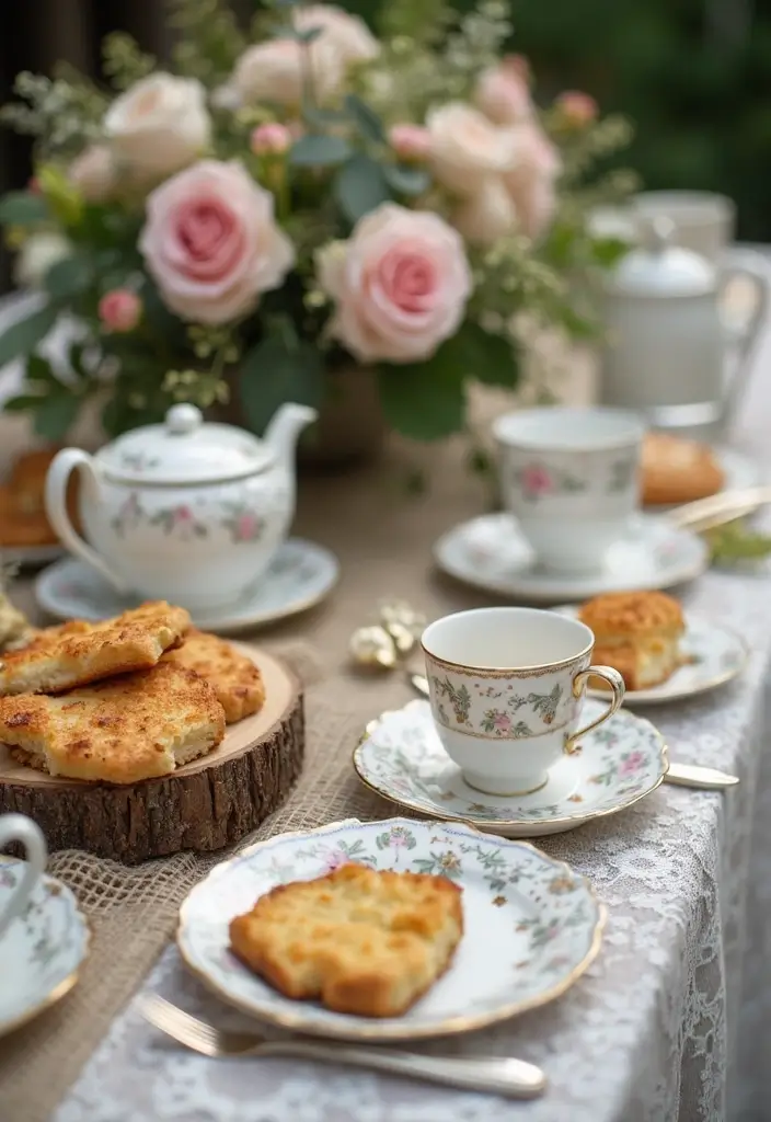 27 Miss To Mrs Bridal Shower Ideas That Feel Special - 3. Vintage Tea Party