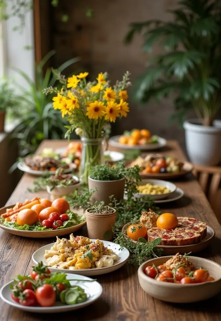 27 Miss To Mrs Bridal Shower Ideas That Feel Special - 9. Vegan Brunch Bash