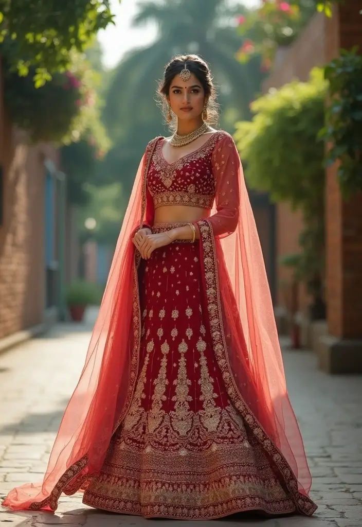 27 Photo Ideas With Lehenga That Highlight The Outfit - 20. Multi-Location Concept