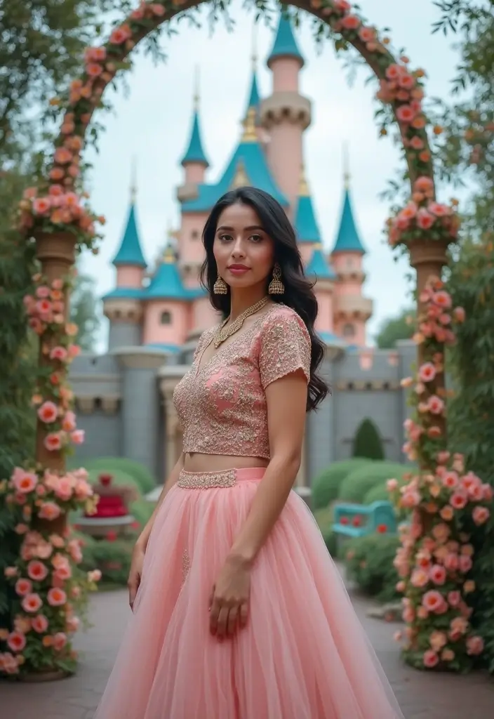 27 Photo Ideas With Lehenga That Highlight The Outfit - 25. Whimsical Locations