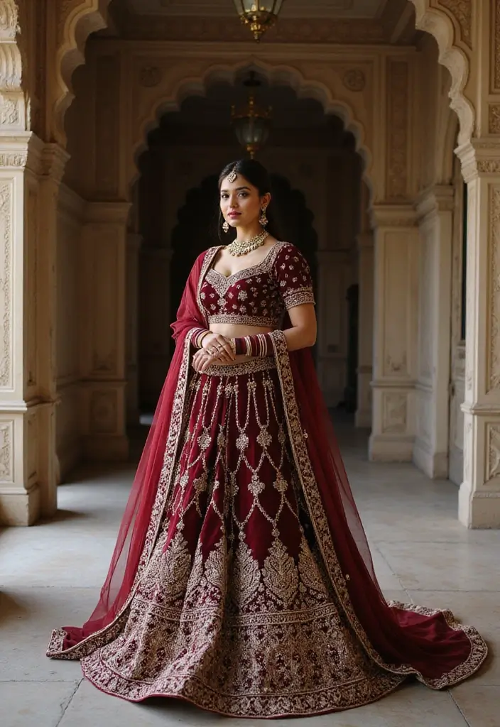 27 Photo Ideas With Lehenga That Highlight The Outfit - 3. Royal Rajasthani Vibes
