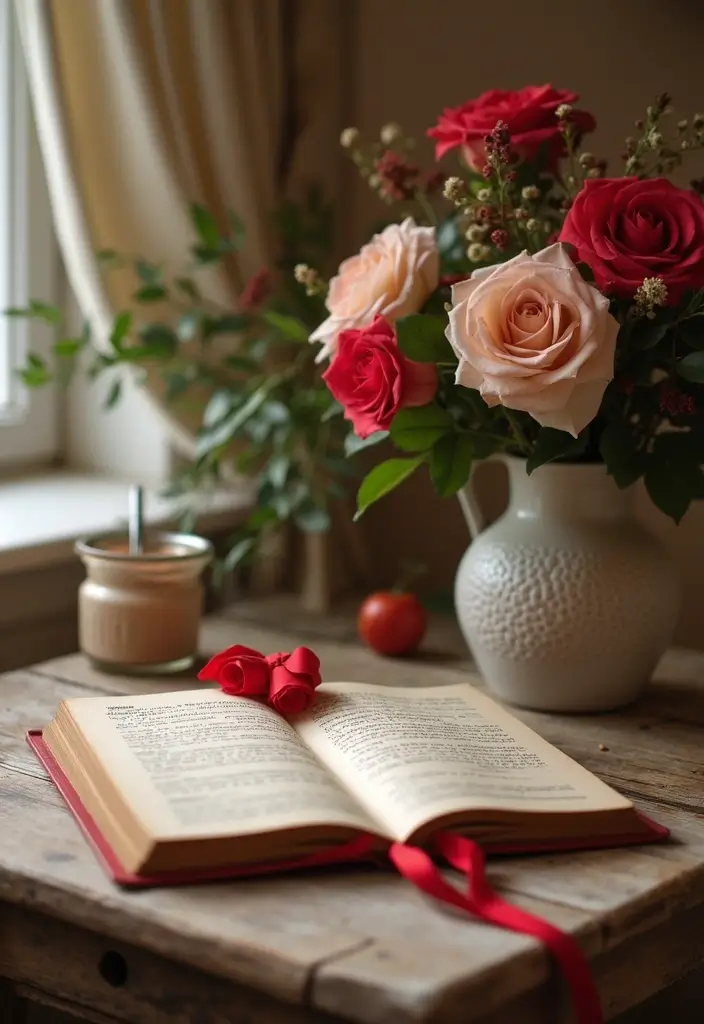 27 Red Bridal Shower Ideas That Radiate Passion - 18. Red Themed Guestbook