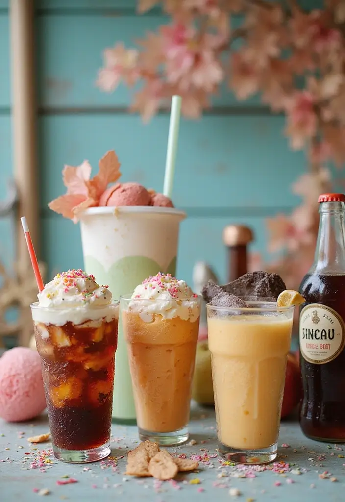 27 Wedding Refreshment Ideas Guests Will Appreciate - 14. Ginger Ale Float Bar