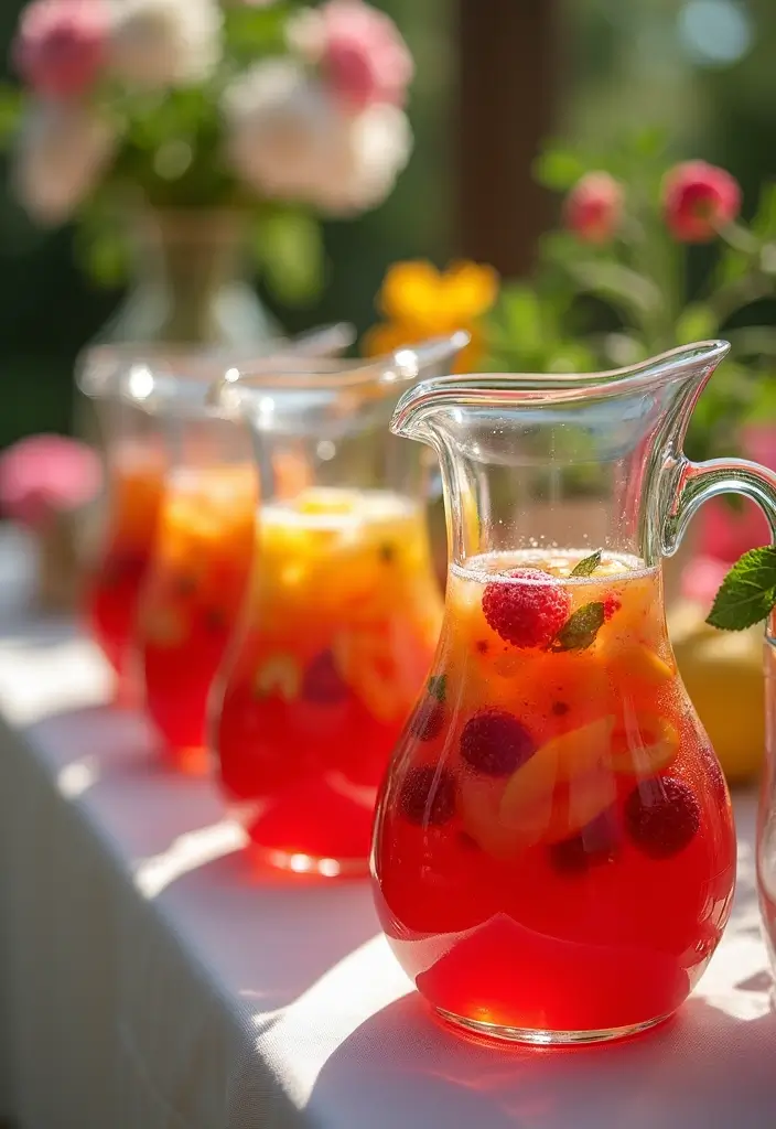 27 Wedding Refreshment Ideas Guests Will Appreciate - 16. Non-Alcoholic Sangria