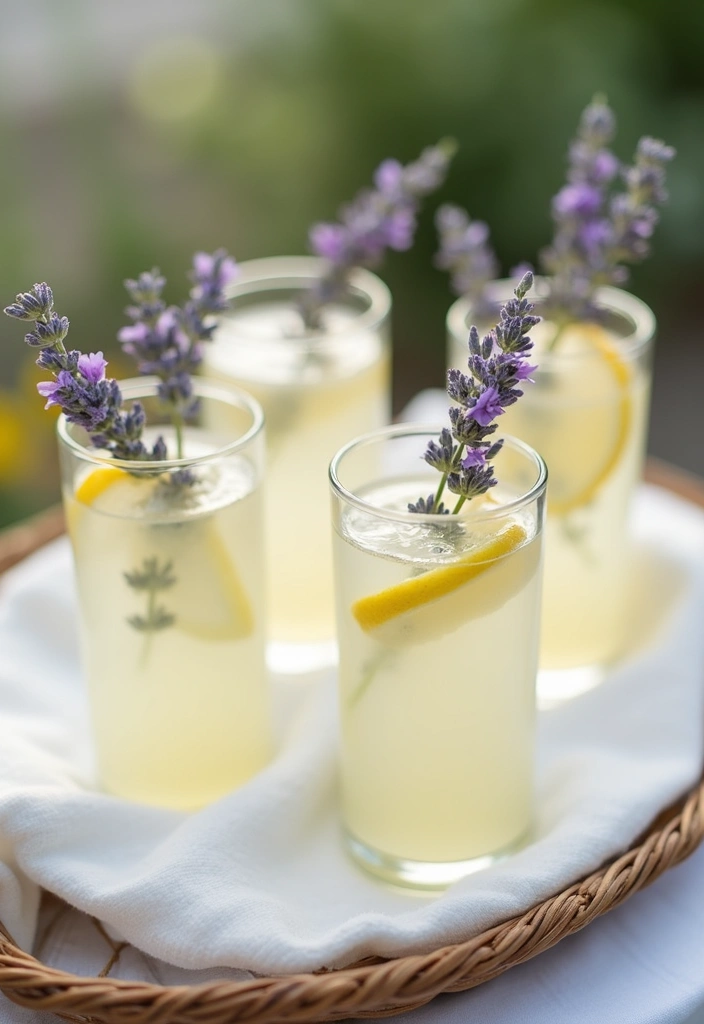27 Wedding Refreshment Ideas Guests Will Appreciate - 20. Lavender Lemonade