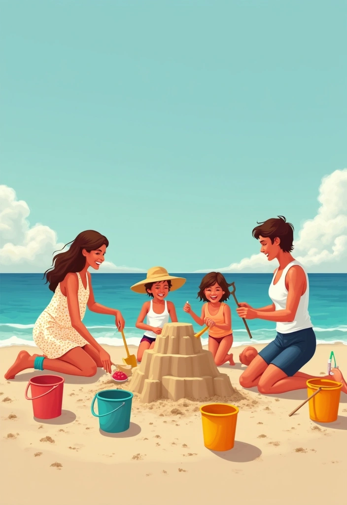 28 Beach Bridal Shower Ideas That Feel Breezy and Elegant - 16. Sandcastle Building Contest