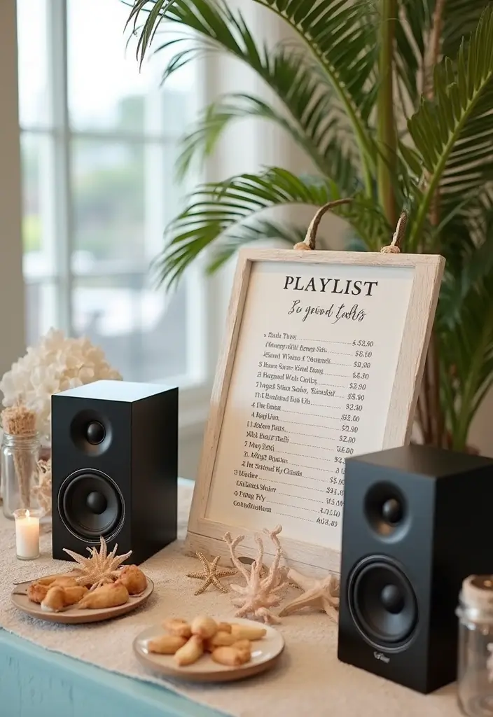 28 Beach Bridal Shower Ideas That Feel Breezy and Elegant - 20. Ocean-Inspired Playlist