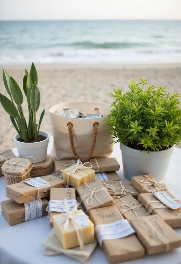 28 Beach Bridal Shower Ideas That Feel Breezy and Elegant - 9. Eco-Friendly Party Favors