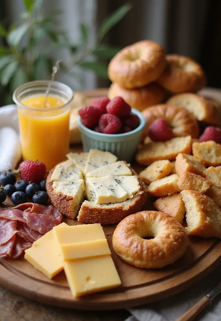 28 Breakfast Wedding Ideas That Feel Cozy and Unique - 13. Breakfast Charcuterie Board