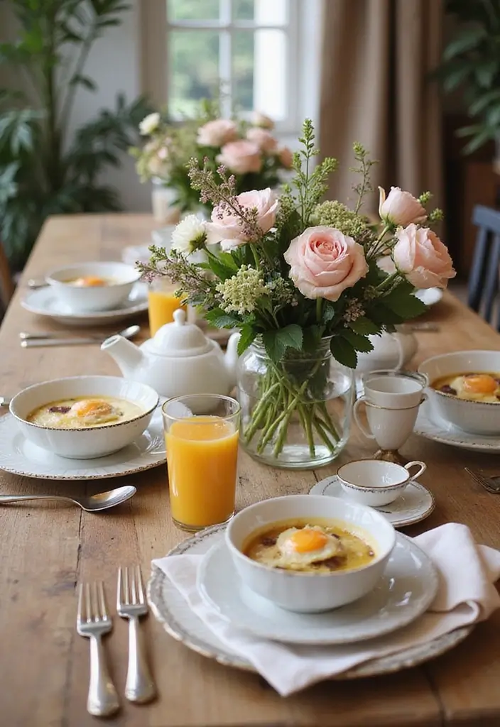 28 Breakfast Wedding Ideas That Feel Cozy and Unique - 16. Elegant Table Settings