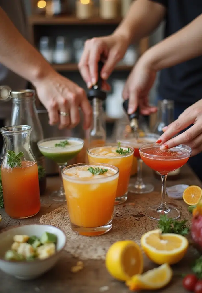 28 Breakfast Wedding Ideas That Feel Cozy and Unique - 18. Cozy Brunch Cocktails