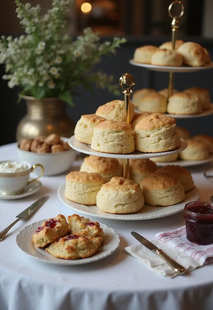 28 Breakfast Wedding Ideas That Feel Cozy and Unique - 20. Sweet and Savory Scones
