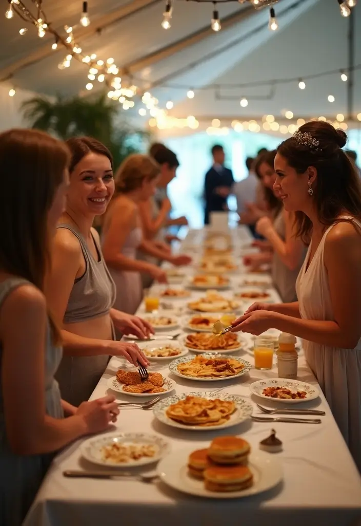 28 Breakfast Wedding Ideas That Feel Cozy and Unique - 21. Fun Breakfast Games
