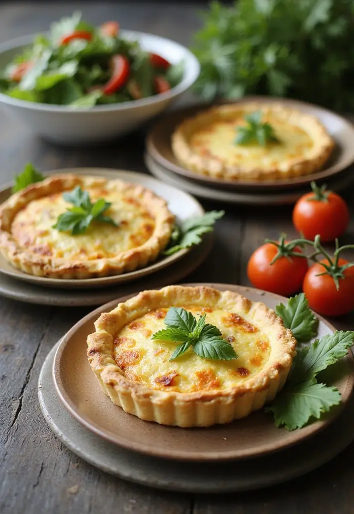 28 Breakfast Wedding Ideas That Feel Cozy and Unique - 6. Quiche & Frittata Brunch