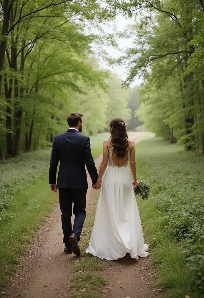 28 Ceremony Unity Ideas That Symbolize Your Love - 13. Nature Walk Unity Ceremony