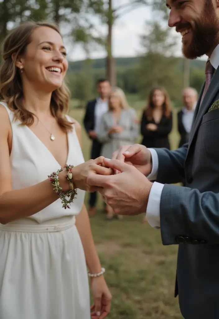 28 Ceremony Unity Ideas That Symbolize Your Love - 16. Unity Bracelets with Natural Materials