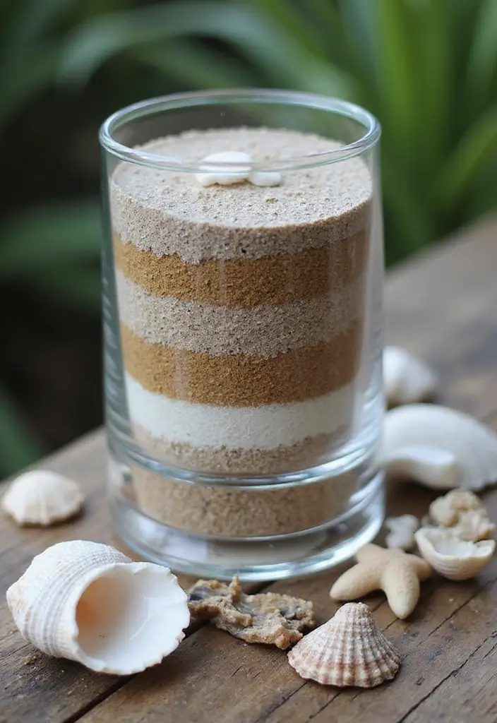 28 Ceremony Unity Ideas That Symbolize Your Love - 2. Sand Ceremony with Natural Sand Colors