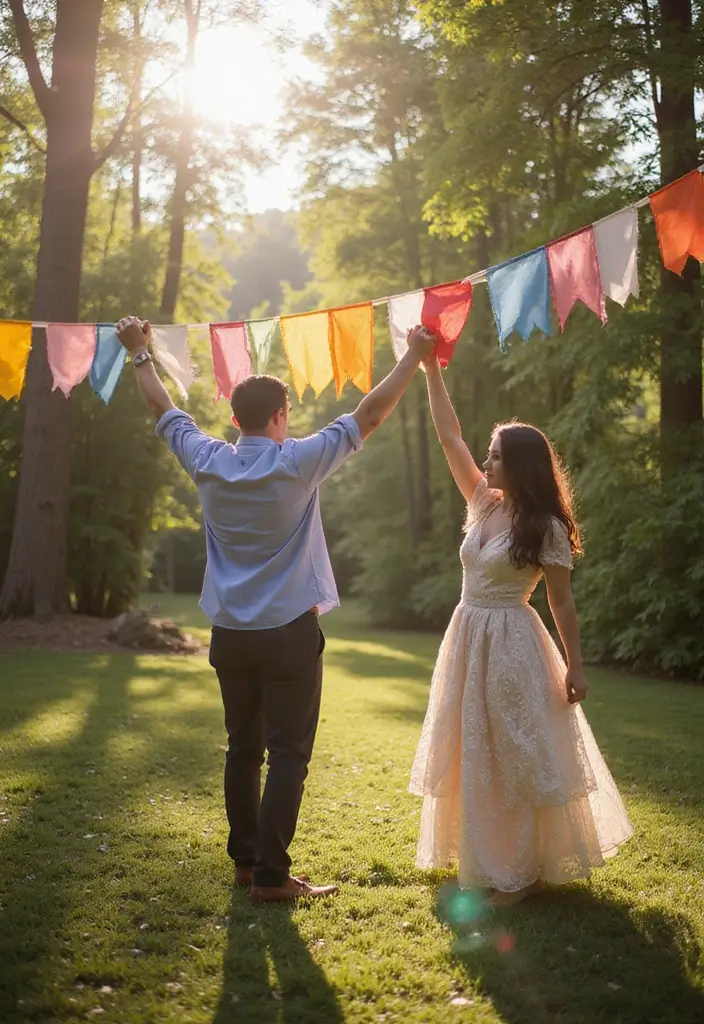 28 Ceremony Unity Ideas That Symbolize Your Love - 20. Unity Flag Ceremony