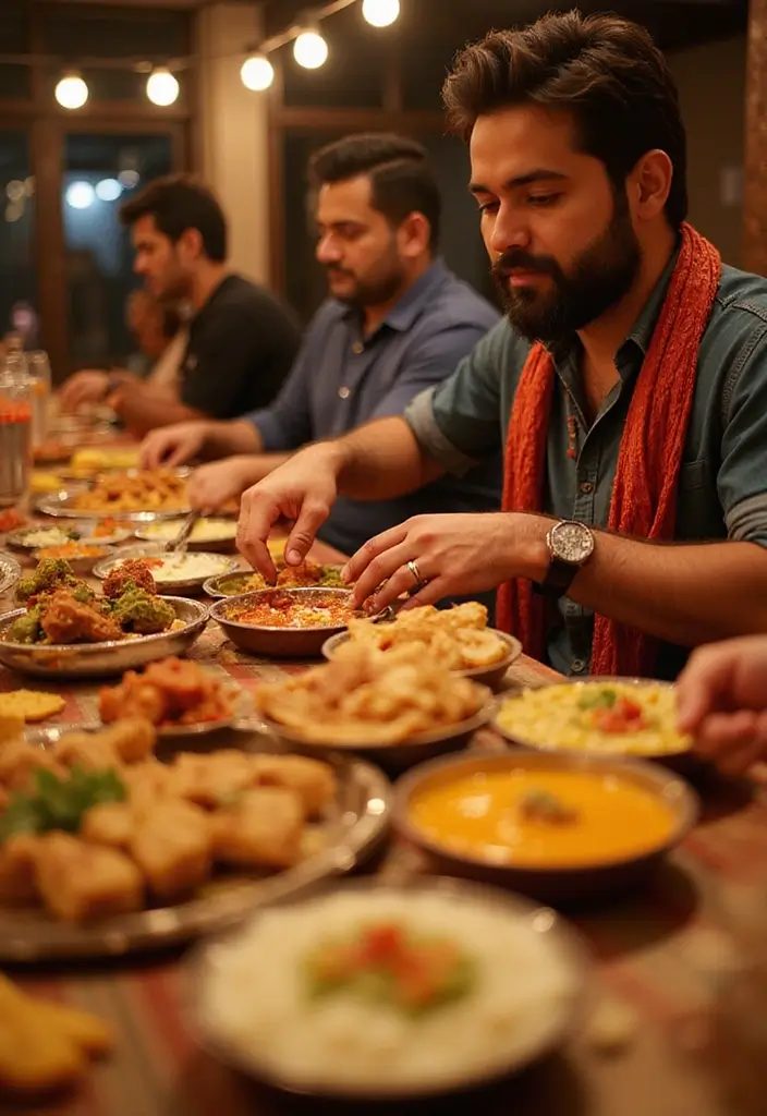 28 Haldi Ceremony Ideas For Groom That Feel Joyful - 11. Culinary Delights