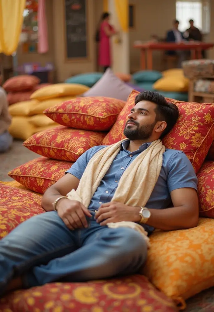 28 Haldi Ceremony Ideas For Groom That Feel Joyful - 13. Creative Seating Arrangements