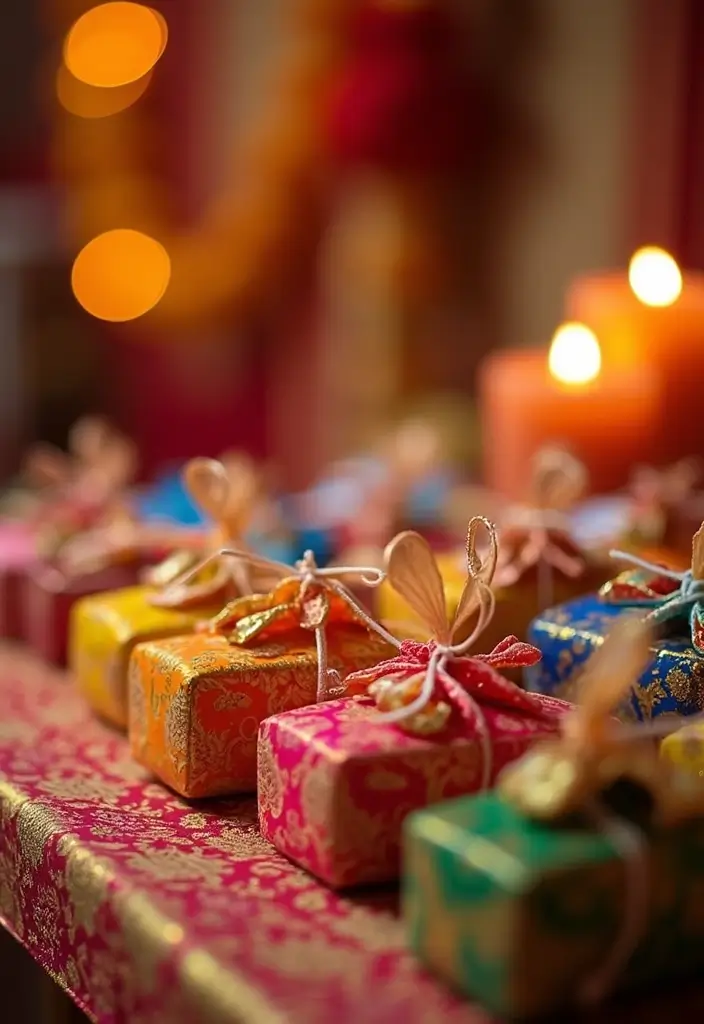 28 Haldi Ceremony Ideas For Groom That Feel Joyful - 15. Personalized Favors