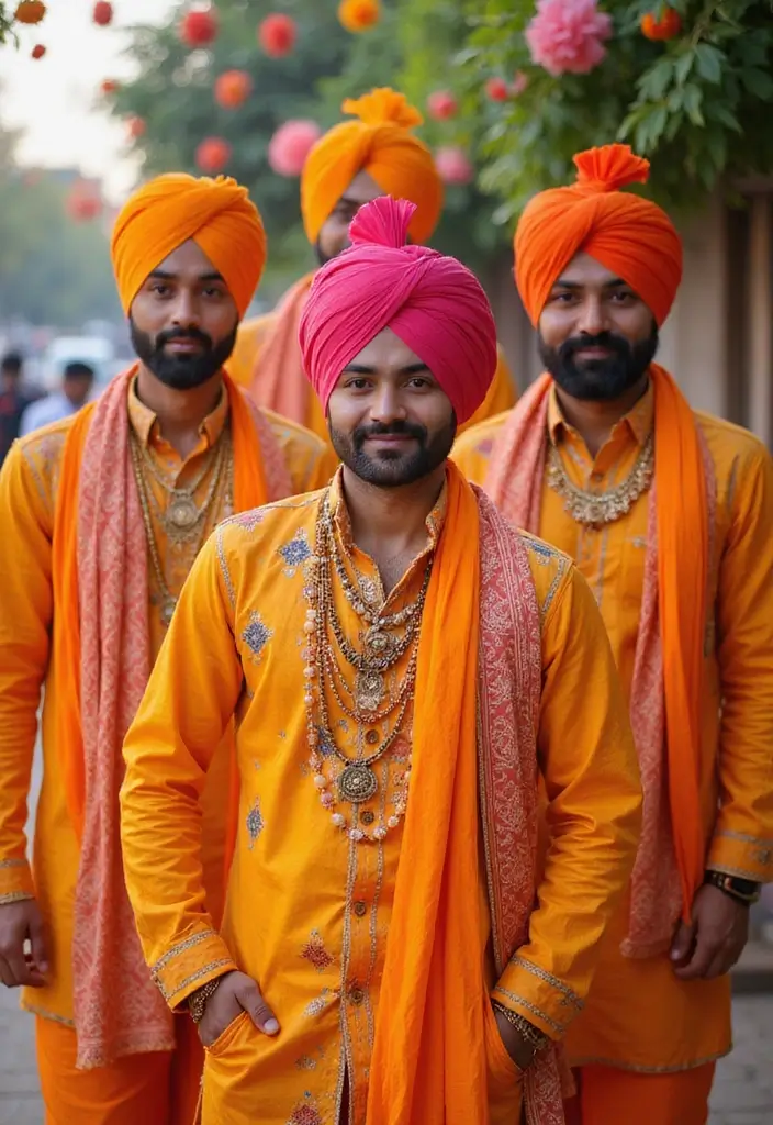 28 Haldi Ceremony Ideas For Groom That Feel Joyful - 2. Themed Haldi Outfits