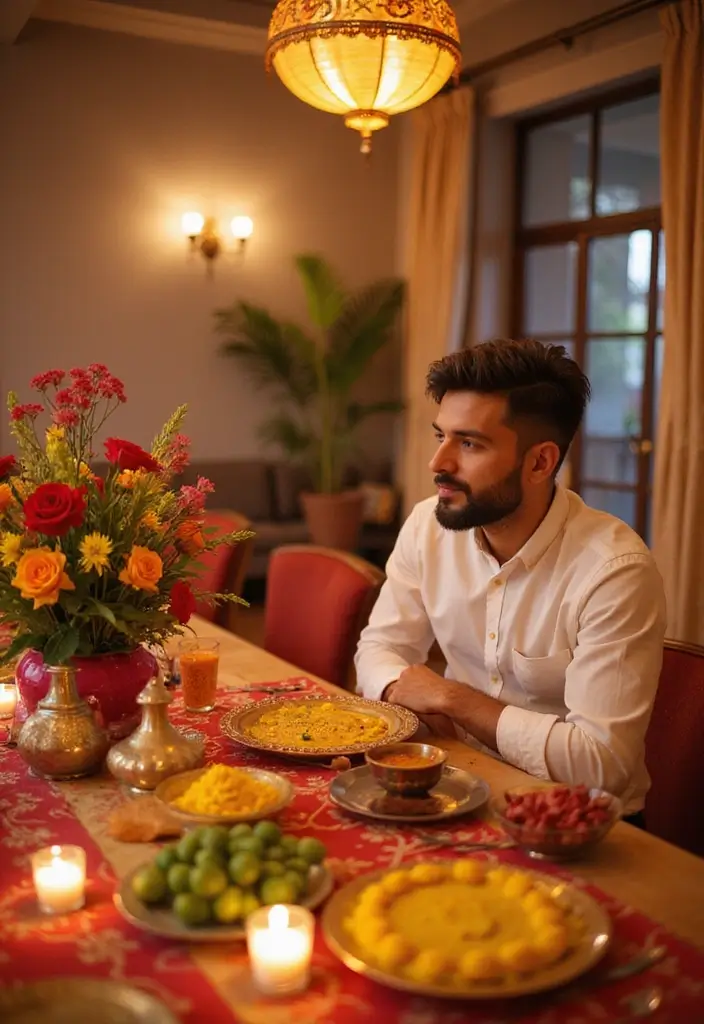 28 Haldi Ceremony Ideas For Groom That Feel Joyful - 23. Creative Table Centerpieces