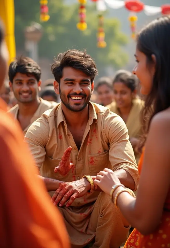 28 Haldi Ceremony Ideas For Groom That Feel Joyful - 27. Sweet Traditional Games