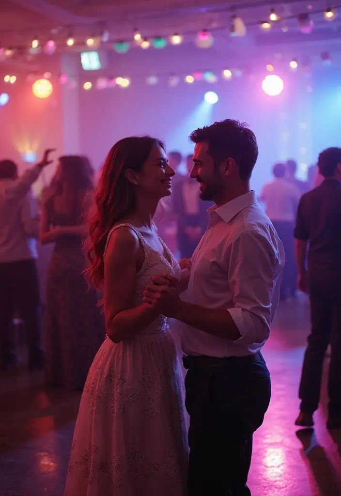 28 NYE Picture Ideas Couple Edition That Feel Festive - 8. Festive Dance Floor Fun